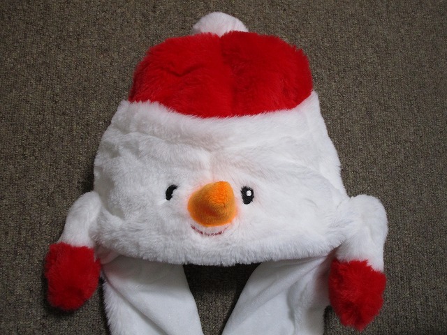 ★サンタクロース 手が動く 被り物 帽子 イベント クリスマス コスプレ パーティー かわいい★拍卖