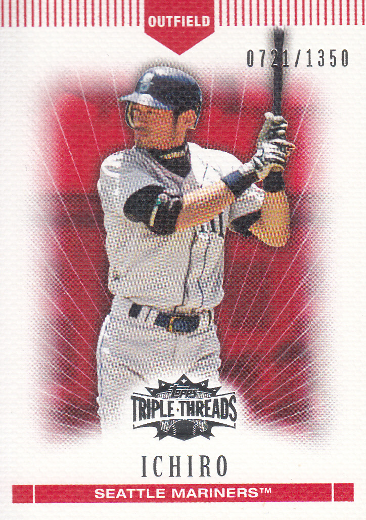 2007 UD TRIPLE-THREADS イチロー ICHIRO 0721/1350拍卖