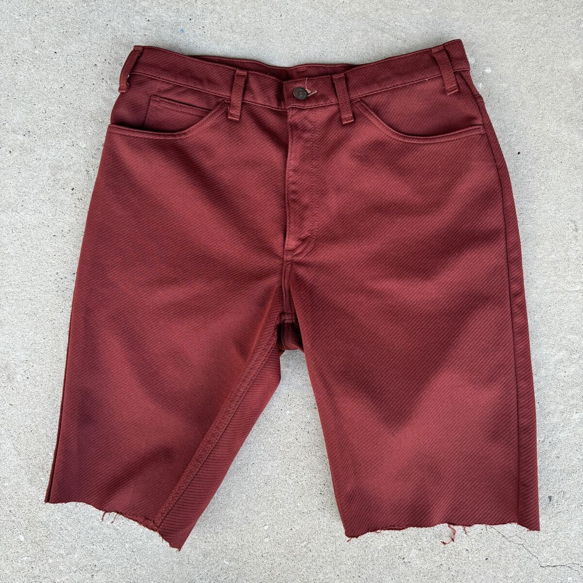 ビンテージ 70s リーバイス 517 スタプレ カットオフ ショーツ タロンジッパー 250214拍卖