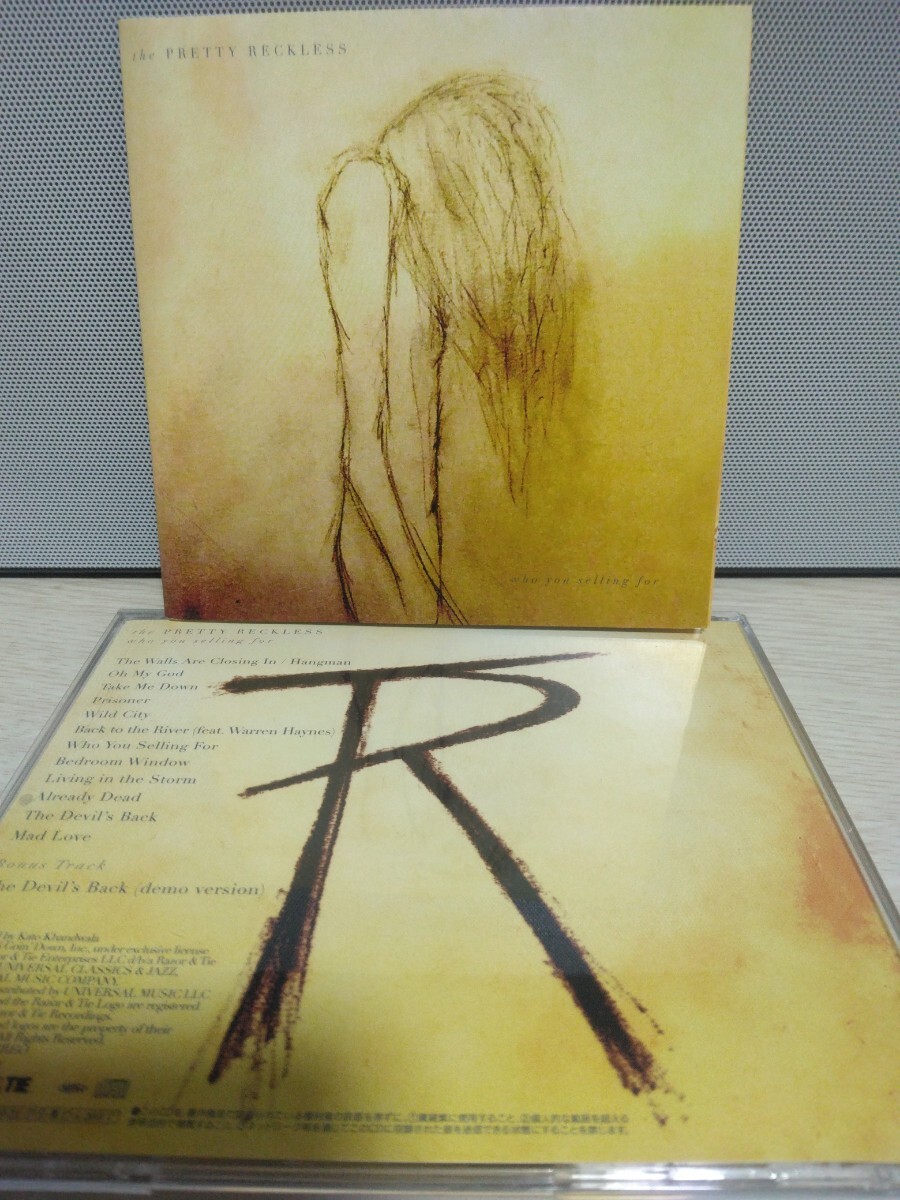 ☆THE PRETTY RECKLESS☆WHO YOU SELLING FOR【国内盤帯付】ザ・プリティ-・レックレス 必聴 美品 CD拍卖