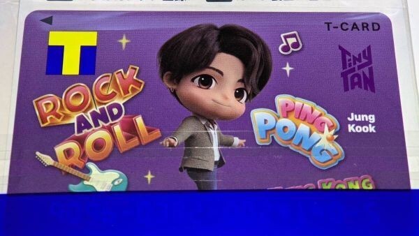 匿名配送 Vポイントカード BTS 防弾少年団 TinyTAN Jung Kook ジョングク 新品 未登録 Tカード拍卖