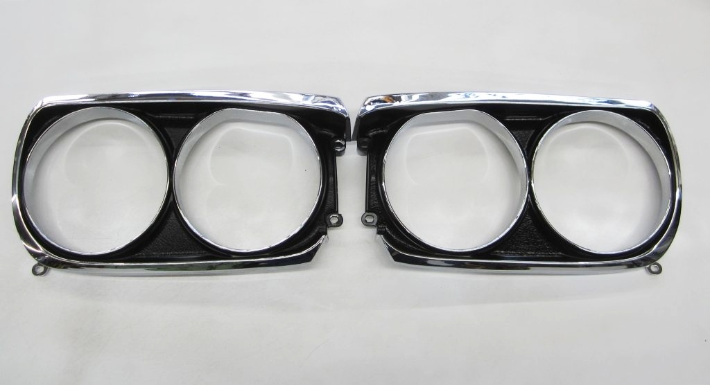 ハコスカ 後期 ヘッドライトリム 枠 グリル モール 新品 KPGC10 KGC10 GT-R スカイライン 日産 旧車拍卖