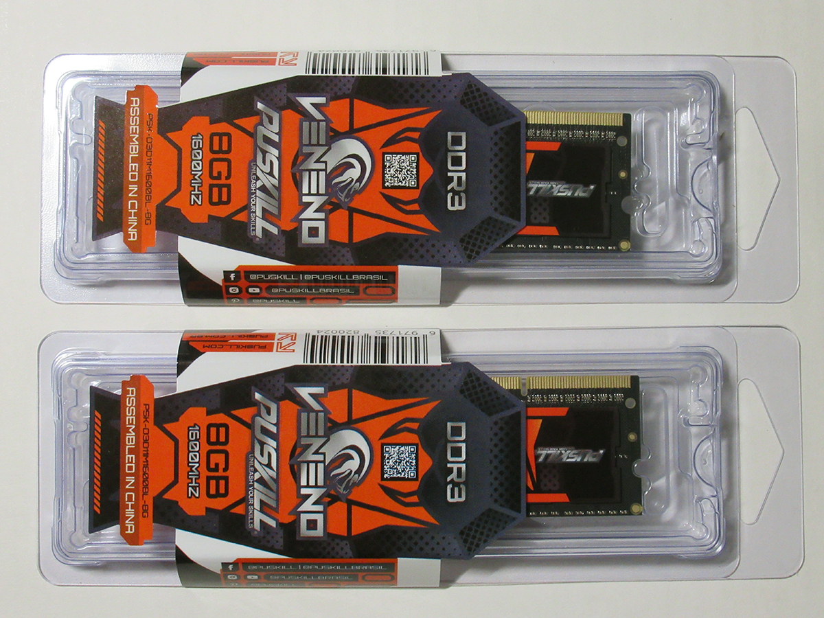 【未開封・新品】 ノートパソコン用 DDR3L-1600 8GB 2枚セット(16GB ) ( PC3L-12800S )拍卖