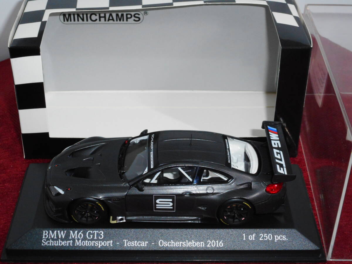 ☆即決・【希少品】250台限定 BMW M6 GT3 PMA 1/43 TEAM SCHUBERT 2016 テストカー☆2500201拍卖