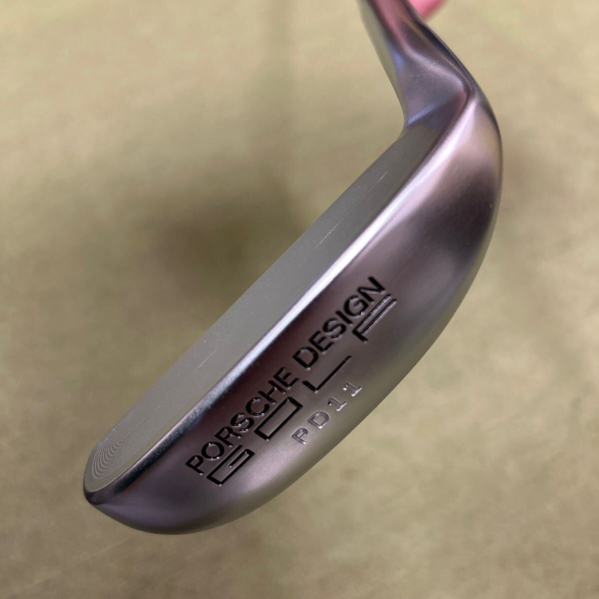 A284 希少未使用品 PORSCHE DESIGN GOLF PD11 MICROMILLED 00237 L字パター 34インチ弱 495g拍卖