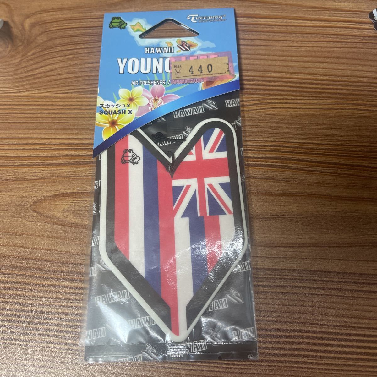 エアフレッシュナー USDM エアーフレッシュナー 芳香剤 アメリカ雑貨 初心者マーク型 スカッシュ拍卖