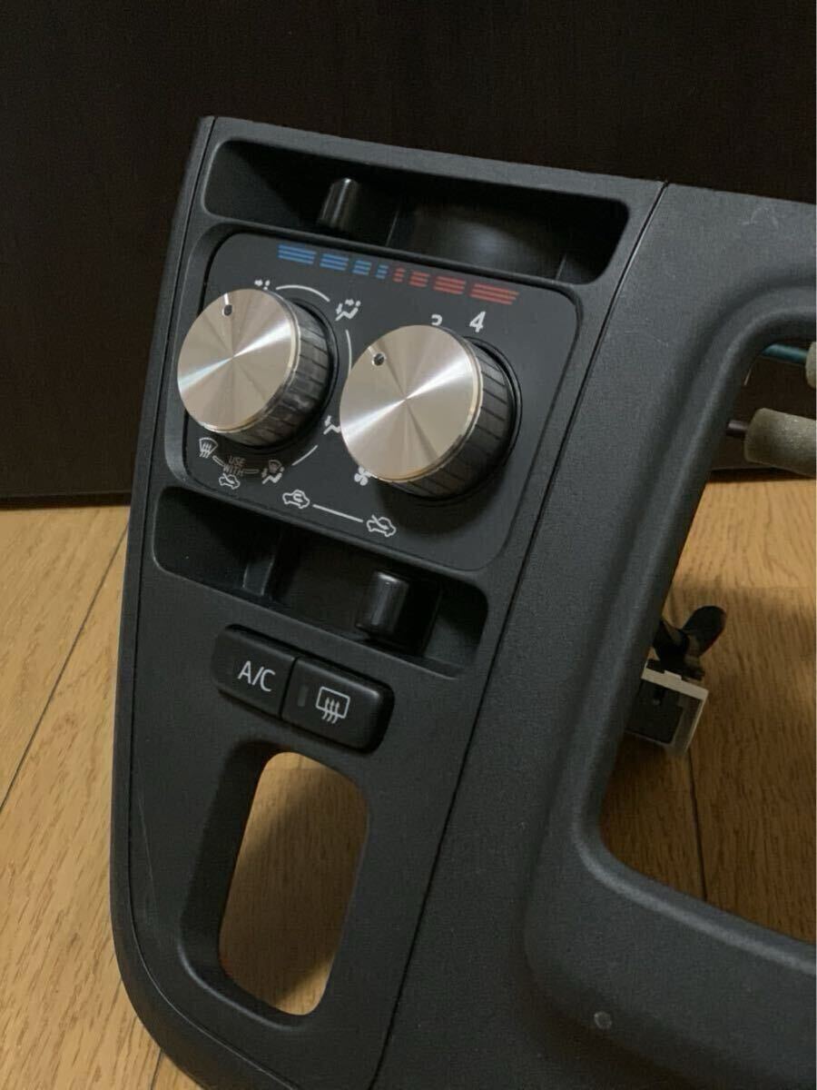 シルバー ダイハツ ハイゼットカーゴ アトレー S700V S710V S331V S321V アルミ エアコンダイヤル スイッチ ノブ ピクシス つまみ カスタム拍卖