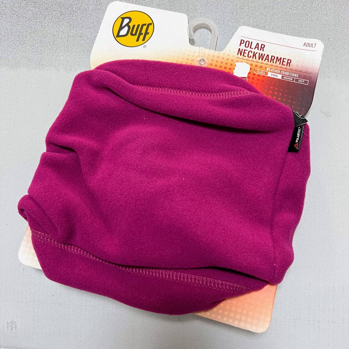 新品 Buff Polar Solid Mardi Grape バフ ポーラー マルディ グレープ ポーラテック フリース素材 ネックチューブ ネックゲイター Rapha拍卖