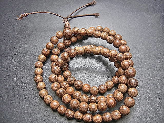 純天然壇木TM06 数珠(108粒)超極上級 6mm拍卖