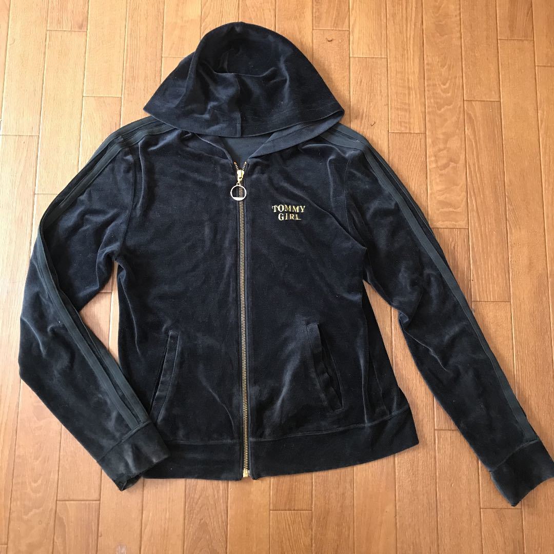 TOMMYGIRLトミーガール★ベロアパーカー★S拍卖