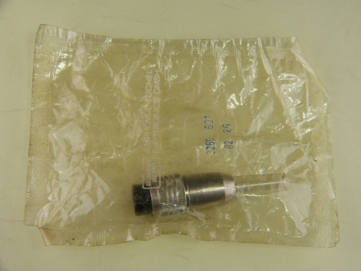 ★☆アンフェノールドイツ DINコネクター 3Pオスプラグ 未開封品☆★拍卖