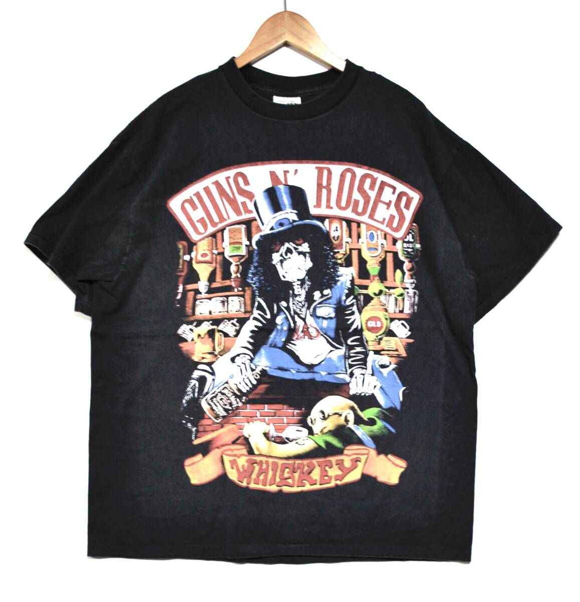 即決【GUNS N ROSES】ガンズアンドローゼズ バンドTシャツ 黒 L PREMIUMBOOT TULTEX拍卖