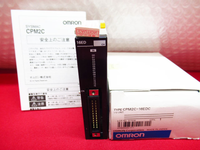 OMRON オムロン CPM2C-16EDC プログラマブルコントローラ 入出力装置 管理7G0218B拍卖