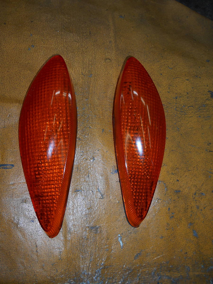 グランドアクシス100 AXIS100 純正フロントウインカーレンズ左右 売切拍卖