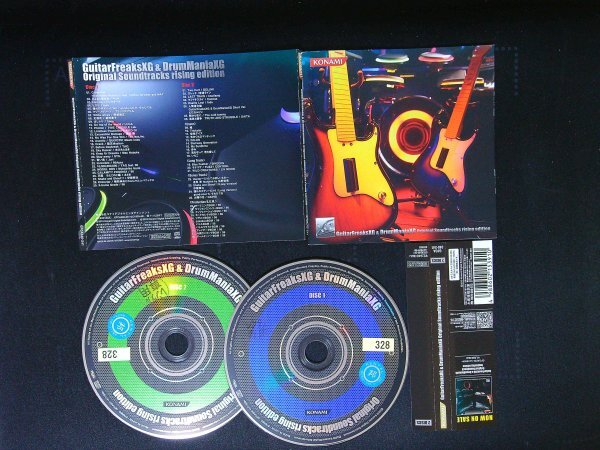 GuitarFreaksXG&DrumManiaXG Original Soundtracks rising edition CD コナミ KONAMI 即決 送料200円 228拍卖