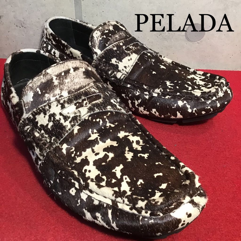 【売り切り!送料無料!】A-67 中古箱無し!PELADA California ドライビングシューズ 26.0~26.5cm 激安!!拍卖