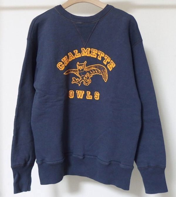 WAREHOUSE ウエアハウス Lot 401 CHALMETTE セットイン スリーブ スウェット 38拍卖