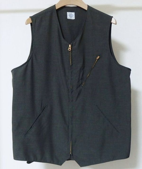 POST O'ALLS OVERALLS ポスト オーバーオールズ 3501-PH1 Northwest 2 ジップ ベスト拍卖
