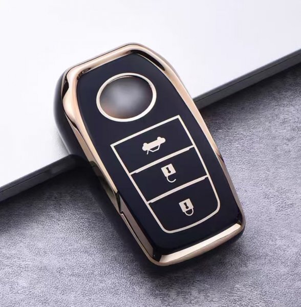 トヨタ キーケース ノア ヴォクシー シエンタ アクア ヤリス カローラ ランドクルーザー マークX ミライ bZ4X キーケース キーカバー 黒3b拍卖