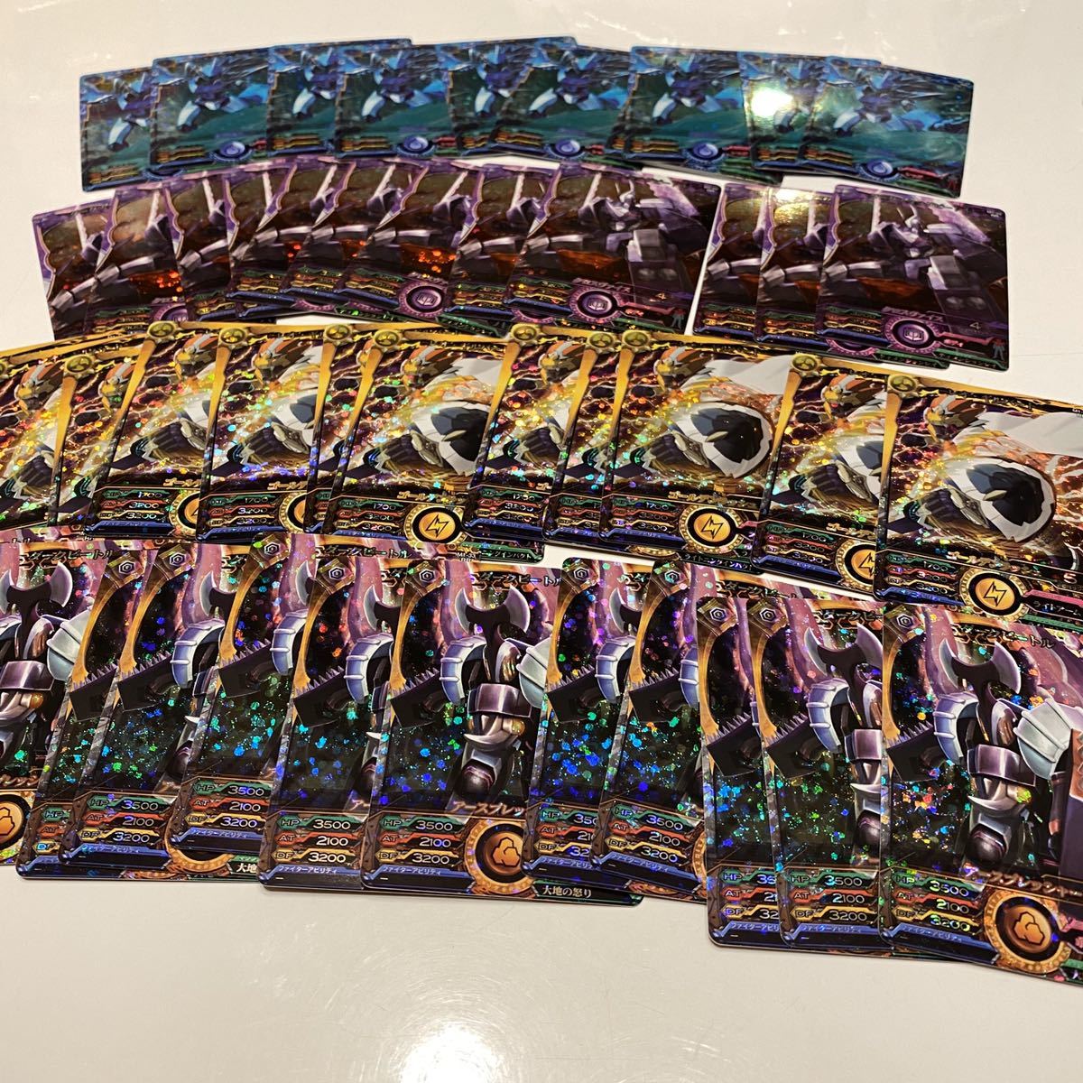 マジンボーンカード キラカード4種 48枚セット ゴールデンラッシュ アースプレッシャー ストリームカッター クロスヴァイス拍卖