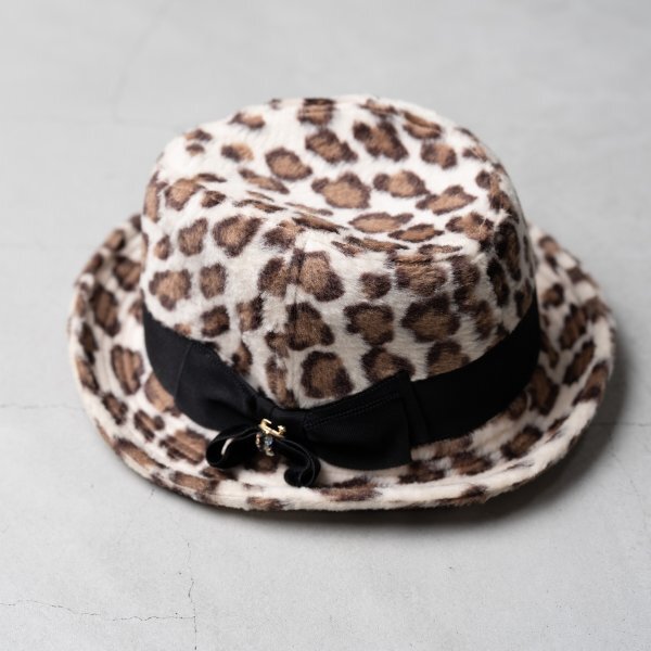 アローズ購入 カシラ ヒョウ柄 ハット ラインストーン スワロフスキー CA4LA shs00470拍卖