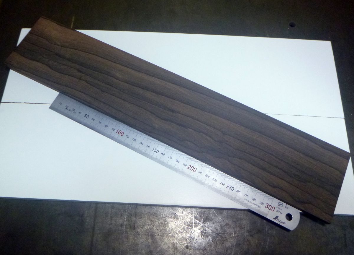 W017 板材 シャム柿 455×90×t9 401g 20年以上保管品拍卖