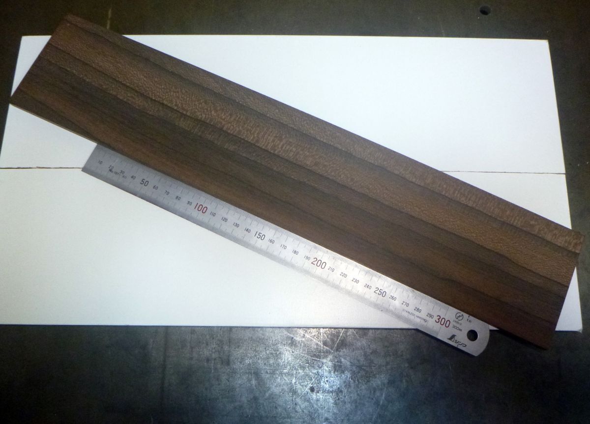 W018 板材 シャム柿 455×90×t9 387g 20年以上保管品拍卖