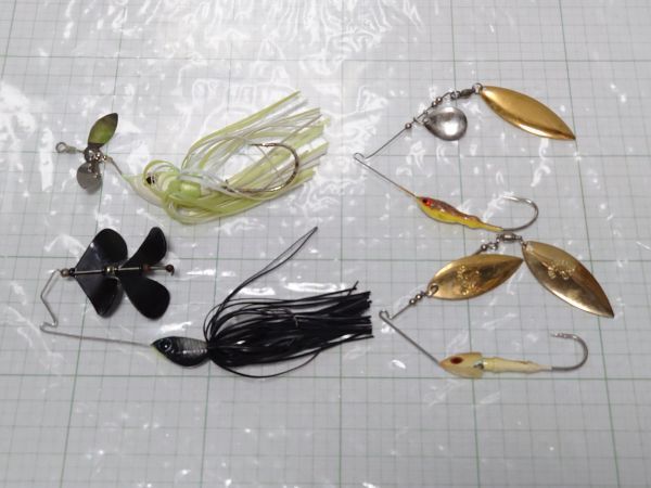 N3413) 難あり プロップジグ バブルトルネード デルタフォース 詳細不明スピナーベイト デプス エバーグリーン 部品取りにも 拍卖