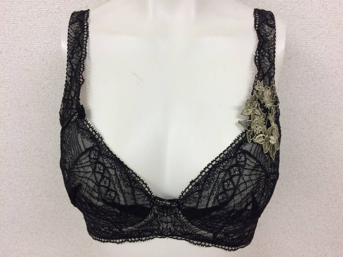 ★美品★マルコ 補正下着 フルカップショートブラジャー C65 サラヴィール ブラック 黒 大きいサイズ 着痩せ 矯正下着 補整下着 №28拍卖