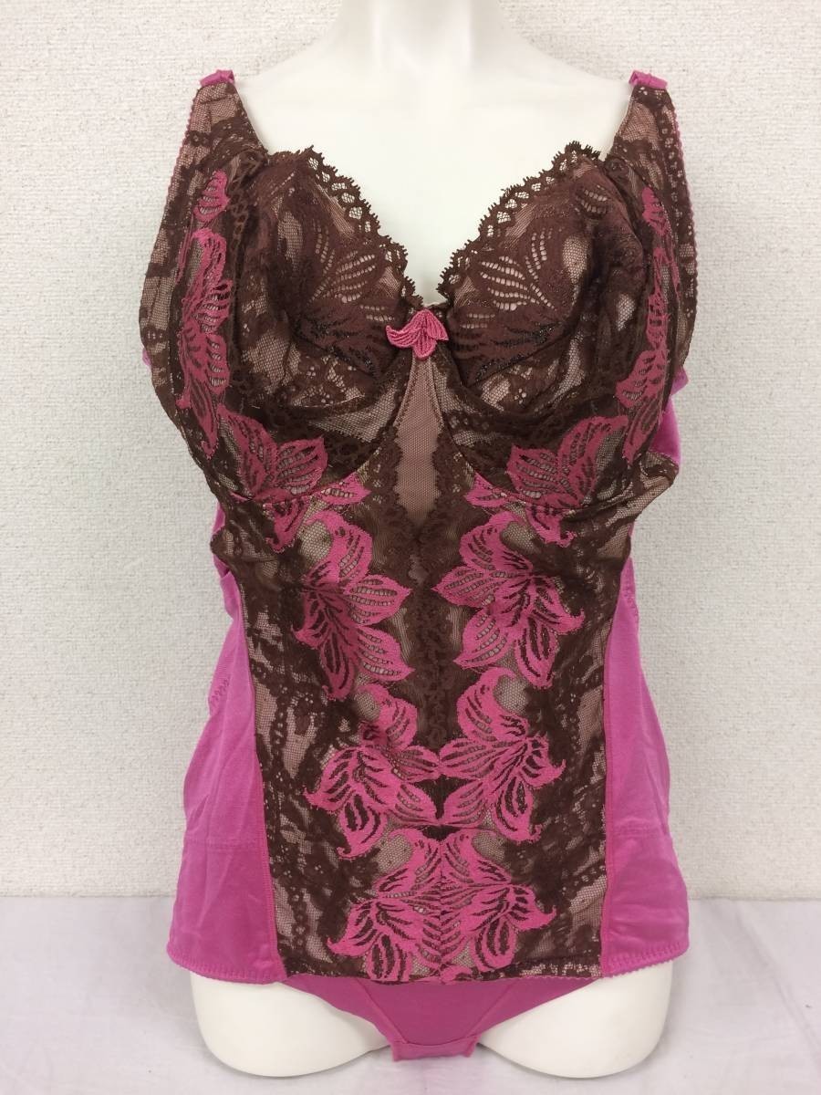 ★人気★マルコ 補正下着 ボディースーツ E80LL カリーユ ピンク 大きいサイズ 着痩せ 引き締め 矯正下着 補整下着 №18拍卖