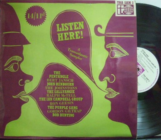 3枚で送料無料【英Transatlantic】The Pentangle, Ralph McTell, The Johnstons, etc/Listen Here! 拍卖