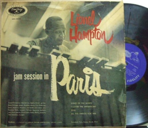 3枚で送料無料【米EmArcy mono】Lionel Hampton/Jam Session In Paris (Sacha Distel, etc) 拍卖