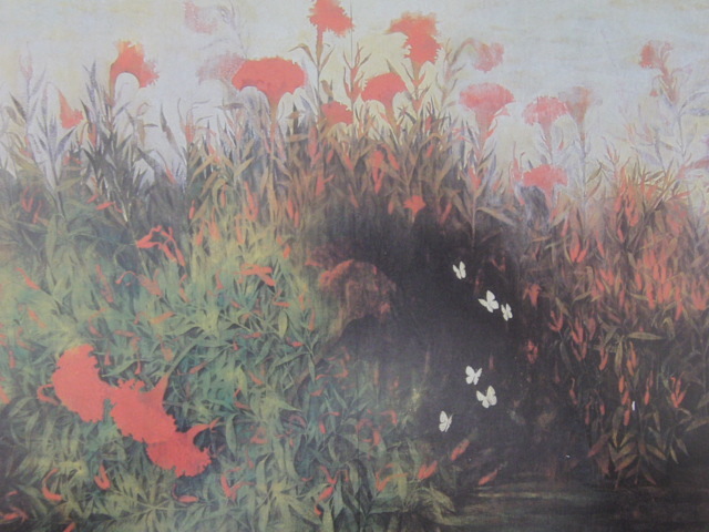 芦本奈與子、【晩夏】、希少な大判額装用画集より、美品、日本人画家、新品額装付、送料込み拍卖