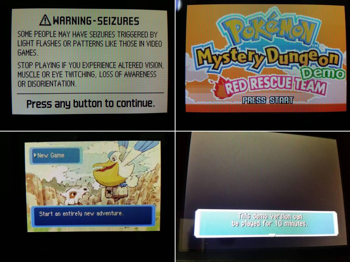 GBA ポケットモンスター 海外版 体験版 店頭デモ用? 非売品 Poke'mon Mystery Dungeon RED RESCUE TEAM Demo拍卖