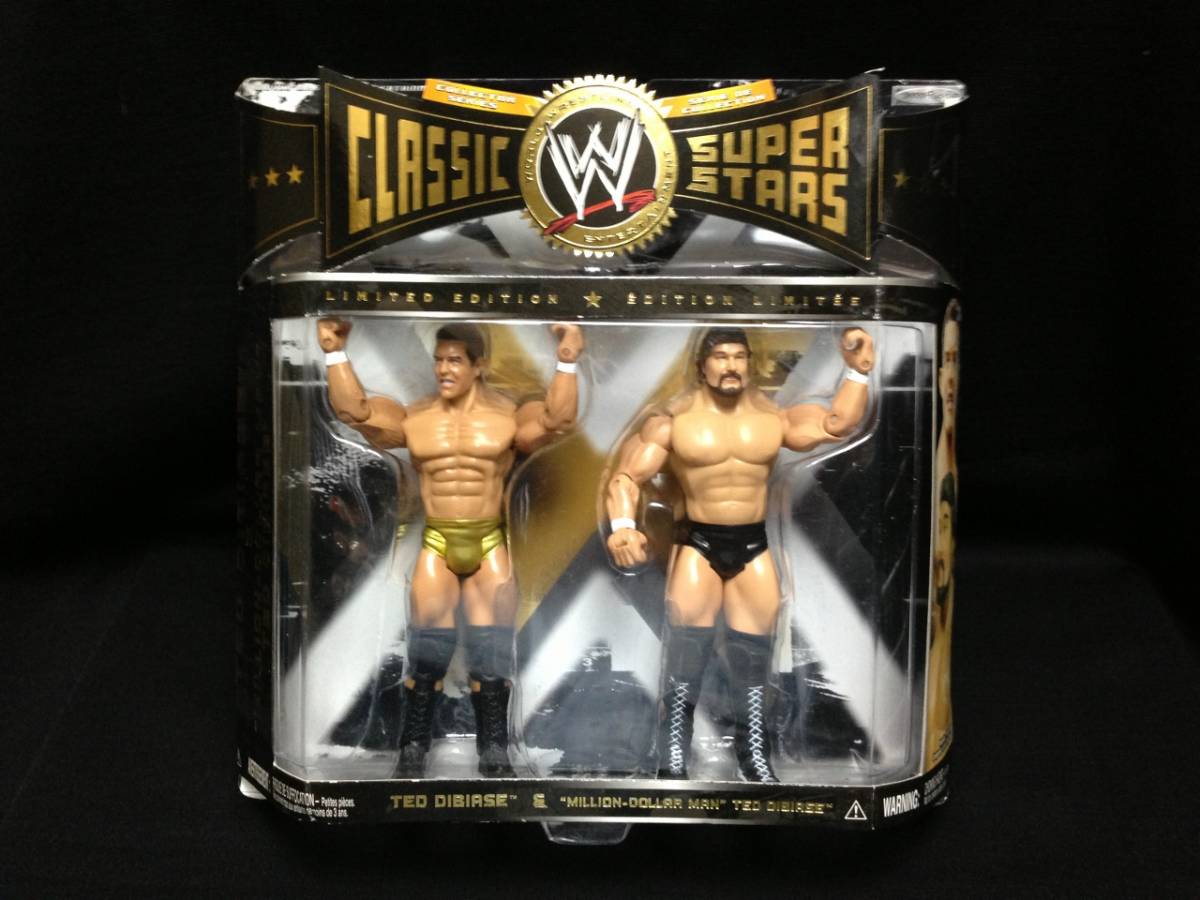 JAKKS:WWE Classic Superstars 2Pack Series 12 テッド・デビアス&ミリオン・ダラー・マン(未開封品)拍卖