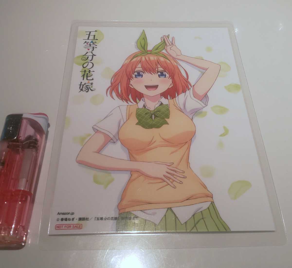 ♪『五等分の花嫁』♪Amazon購入特典イラストカード♪ラミネート加工済(説明欄必読)♪ライターはサイズ比較的♪拍卖
