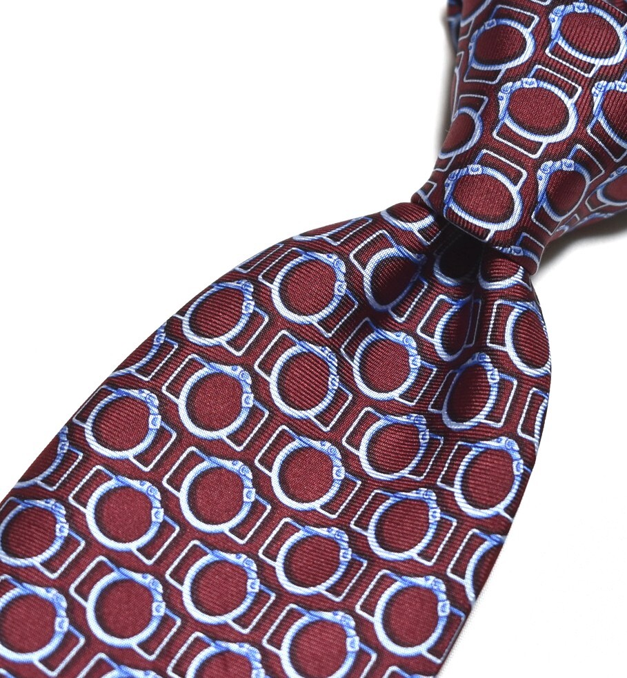 V099☆トラサルディ ネクタイ パターン柄☆3本以上送料無料☆拍卖