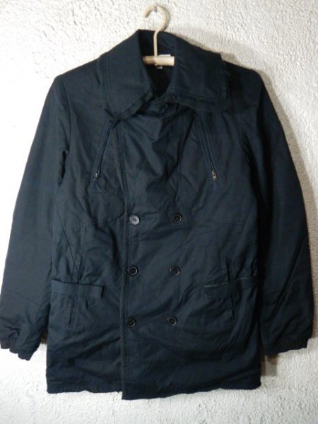 to7418 PAUL & JOE ポールアンドジョー フランス製 ダメージ風デザイン ジャケット ピーコート 人気拍卖