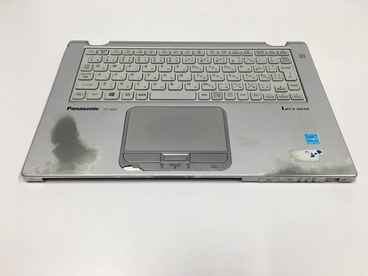 A15548)Panasonic CF-AX3(CF-AX3GDCCS) 用日本語キーボード 現状品 中古拍卖