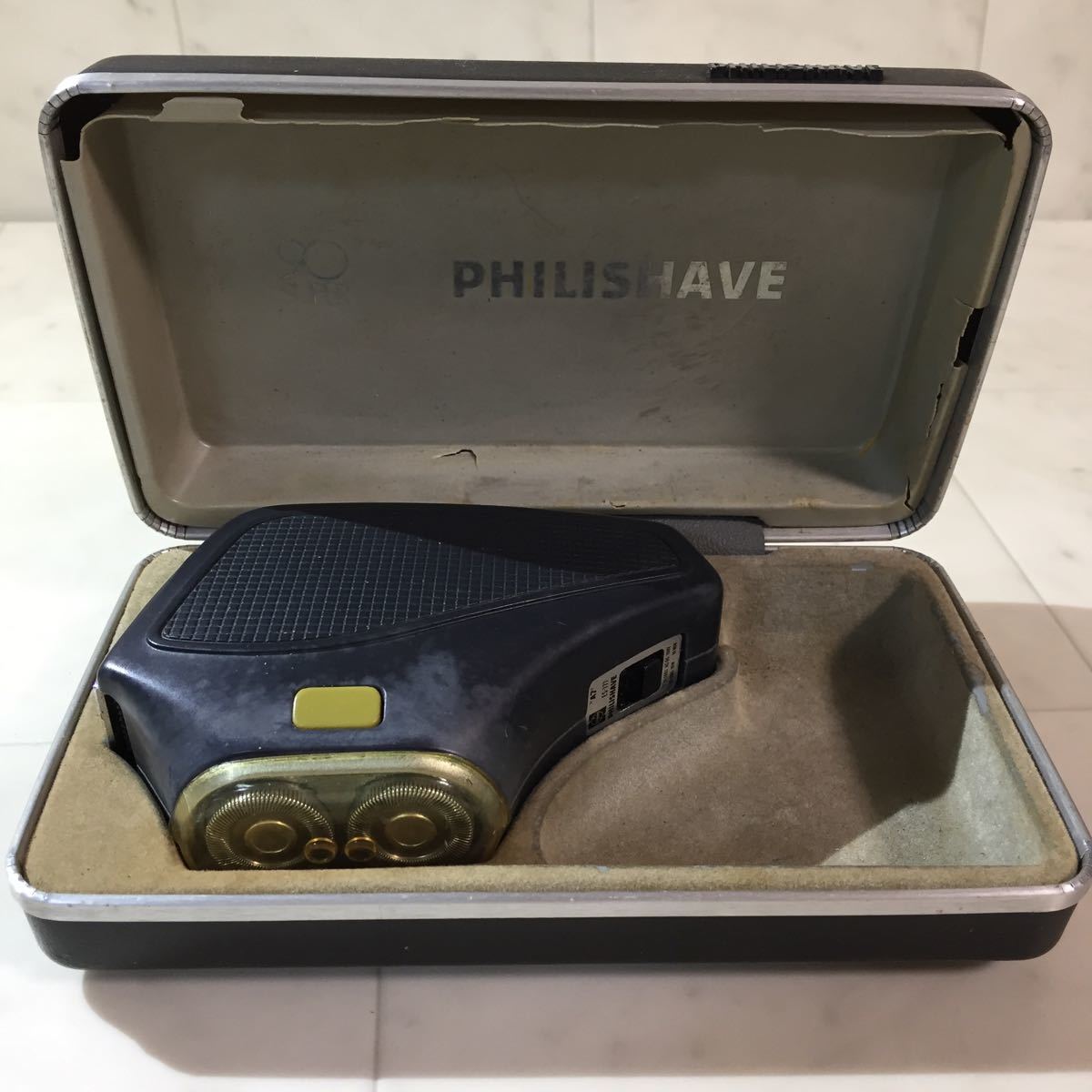 refle ジャンク レア 昭和レトロ National ナショナル ES-777 PHILISHAVE 90SUPER 髭剃り 電気シェーバー拍卖