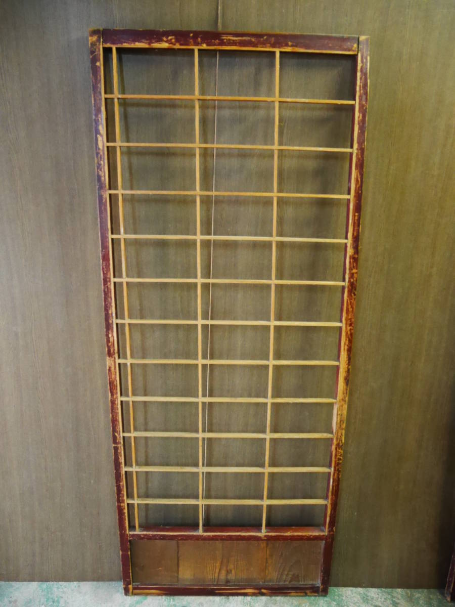 s0021336 古民家建具■引き戸■約1m76㎝×72cm×厚3.3cm拍卖