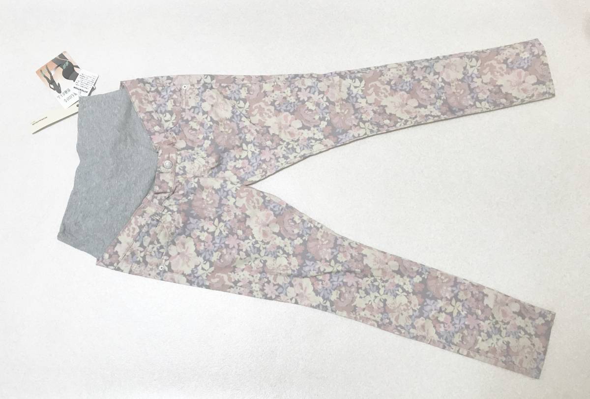 ◆マタニティMサイズ◆オリーブ【OLIVE des OLIVE Maman】産前から産後もはける快適ボトム/ストレッチパンツ 妊娠前W:64-70拍卖