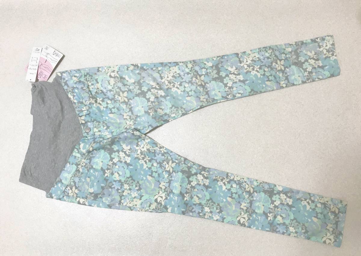 ◆マタニティMサイズ◆オリーブ【OLIVE des OLIVE Maman】産前から産後もはける快適ボトム/ストレッチパンツ 妊娠前W:64-70拍卖