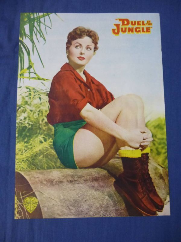 (155) 古い映画パンフ「ジャングルの決闘」ジーン・クレイン/ダナ・アンドリュース ジョージ・マーシャル監督 DUEL IN THE JUNGLE拍卖
