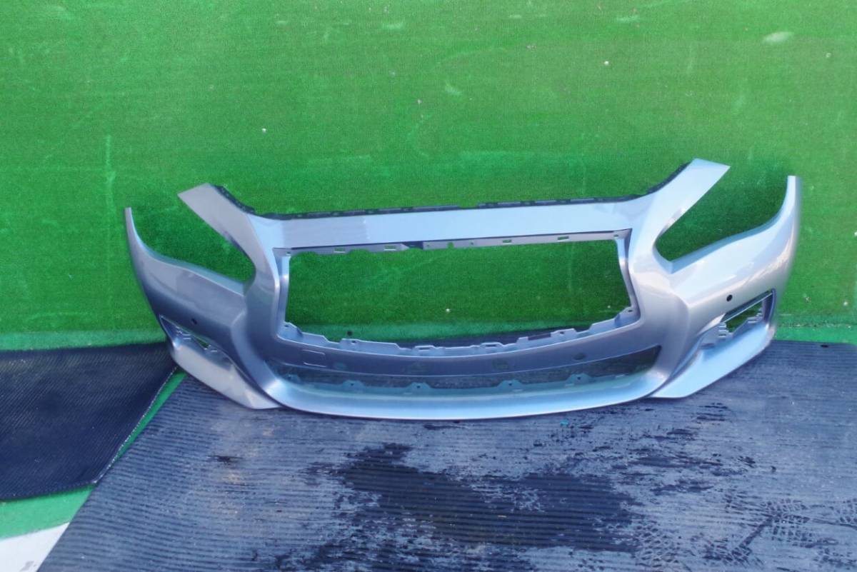 ニッサン スカイライン HV37 フロントバンパー ガンメタ拍卖