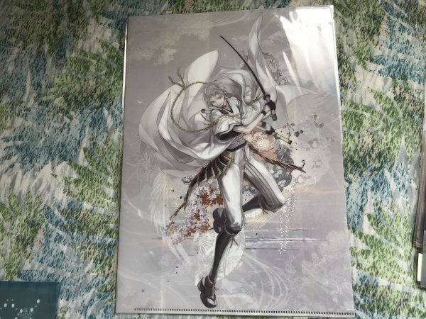 139クリアファイル 刀剣乱舞 とうらぶストア限定 二周年記念祝画 鶴丸国永拍卖