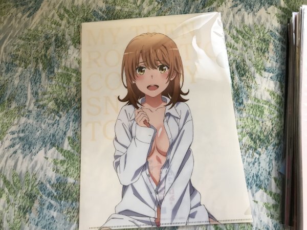 138クリアファイル やはり俺の青春ラブコメはまちがっている。続 一色いろは HS ホビーストック コミケ C95 裸ワイシャツ拍卖