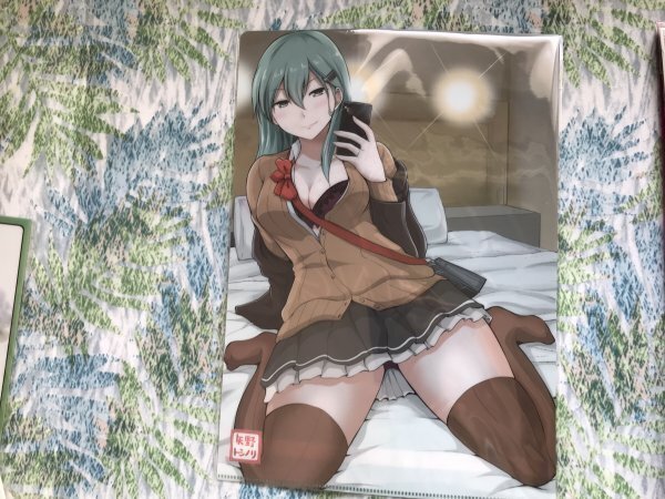 138クリアファイル 艦隊これくしょん~艦これ~ 鈴谷(矢野トシノリ) /ほしまきProject メロンブックス特典拍卖