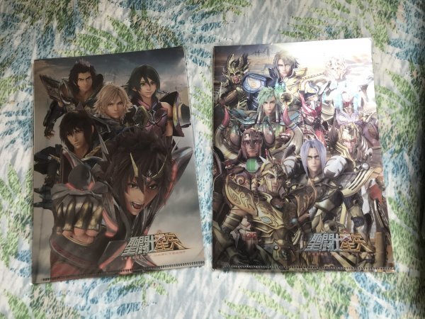 139クリアファイル 聖闘士星矢 legend of sanctuary 前売り特典 メタリック 2枚セット拍卖