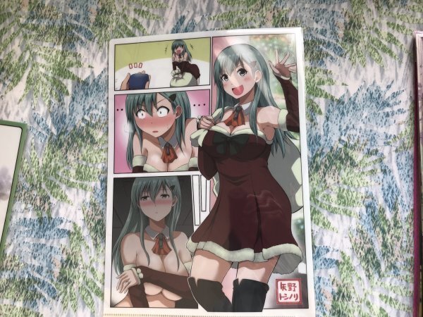 138クリアファイル 艦隊これくしょん~艦これ~ 鈴谷(矢野トシノリ) サンクリ 2017Winter/ほしまきProject メロンブックス特典拍卖
